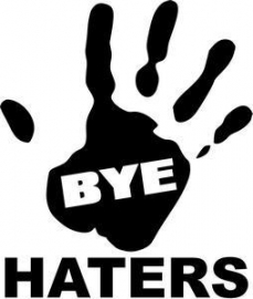Bye Haters  sticker