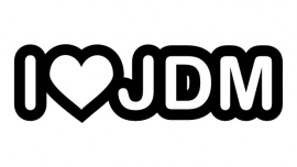 I Love JDM Motief 1 sticker