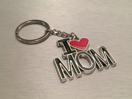 I Love MOM Sleutelhanger