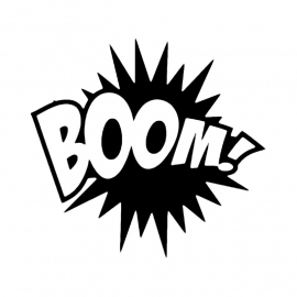 BOOM sticker