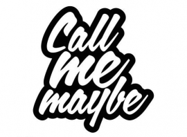 Call Me Maybe sticker