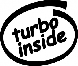 Turbo Inside Motief 2 sticker