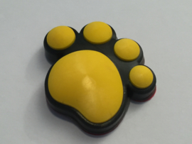3D Honden / Katten poot Deurbeschermer Geel | 1st.