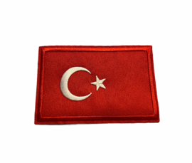 Turkse Vlag Badge Strijk Patch
