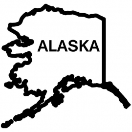 Alaska State sticker
