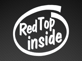 Red Top Inside sticker