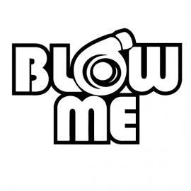 BLOW ME sticker