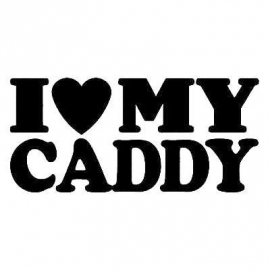 Volkswagen I Love My Caddy Sticker