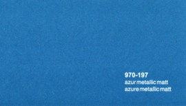 Oracal 970RA 197  Wrap Folie  Mat Azur Blauw Metallic