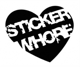 Sticker Whore sticker