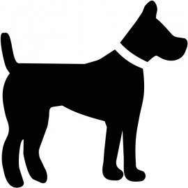 Hond motief 2 sticker