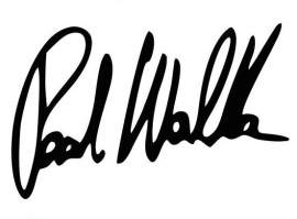 Paul Walker handtekening Sticker Motief 1