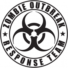 Zombie Outbreak Responce Team Sticker