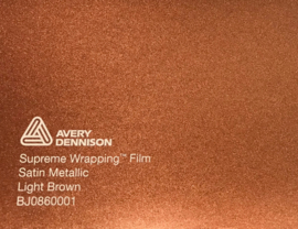 Avery SWF Wrap Satin Light Brown Metallic