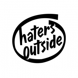 Haters Outside sticker