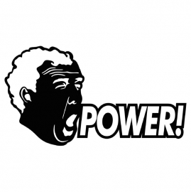 Jeremy Clarkson POWER Sticker