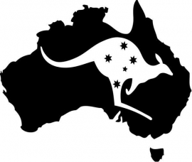 Australië Southern Cross Stars Motief 1 sticker