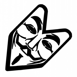 Anonymous Motief 2 sticker