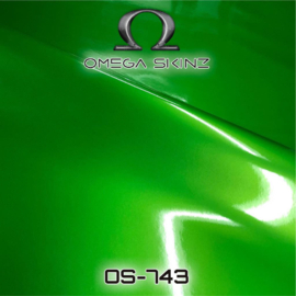 Omega Skinz Glans Funny Weed Green Wrap Folie