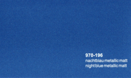 Oracal 970RA 196  Wrap Folie  Mat Nacht Blauw Metallic