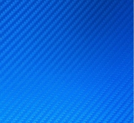 3D Carbon Folie Blauw Metallic , 300cm x 152cm