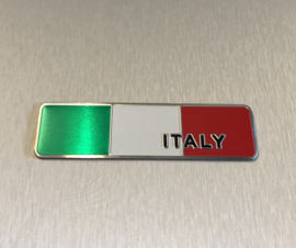 Italië  Embleem Metaal ( Langwerpig )