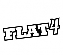 Flat 4 Sticker