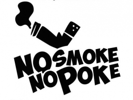 No Smoke No Poke sticker