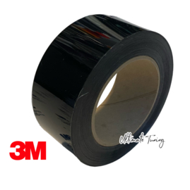 3M™ 2080 Hoogglans Zwart De Chrome Wrap Folie / Tape  | 5cm