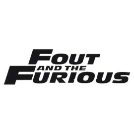 Fout And The Furious Sticker