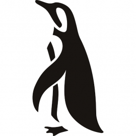 Pinguin Motief 5 sticker