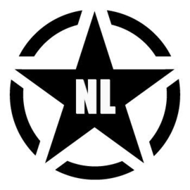 Army Ster NL Sticker Motief 13
