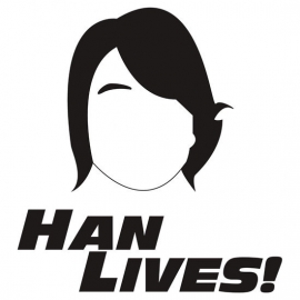 Han Lives! Sticker