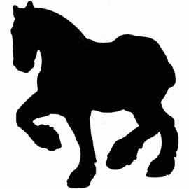 Paard Sticker Motief 2