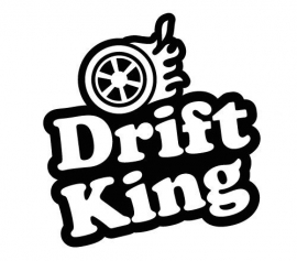 Drift King Motief 2 sticker