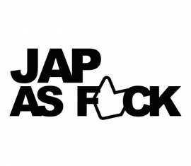 Jap as Fuck sticker