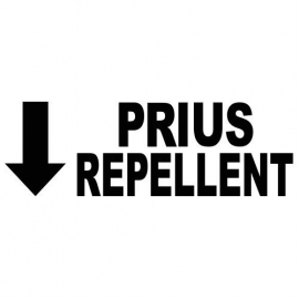Prius Repellent Sticker