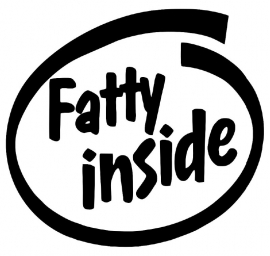 Fatty Inside sticker