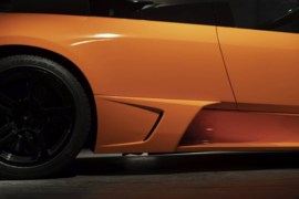 Omega Skinz Glans Vortex Orange Wrap Folie