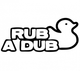 Rub A Dub Motief 1 Sticker
