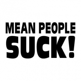 Mean People Suck ! sticker