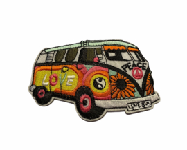 VW Bulli Love Bus Embleem Strijk Patch