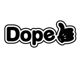 DOPE Motief 3 sticker
