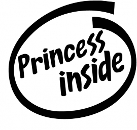 Princess Inside sticker