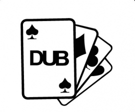 DUB Playing Cards sticker