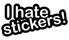 JDM I Hate Stickers !  Sticker