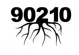 90210 Zip Code Roots sticker