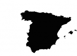Spanje Map sticker