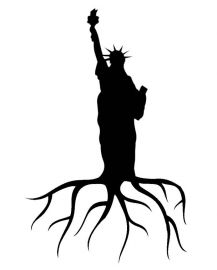 Statue of Liberty - New York State Home Roots  Sticker