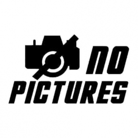 No Pictures Sticker